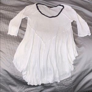 White free people shirt